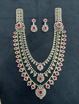 American Diamond Stones Bridal Layer Haram