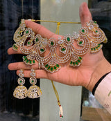 American Diamond Stones Bridal Choker - Nakshatra Jewels