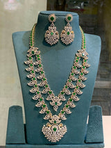 American Diamond Stones Bridal Layer Haram - Nakshatra Jewels