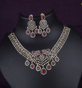 American Diamond Stones Necklace - Nakshatra Jewels