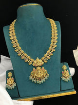 Nakshi work with Jaadu Kundan Stones Haram - Nakshatra Jewels