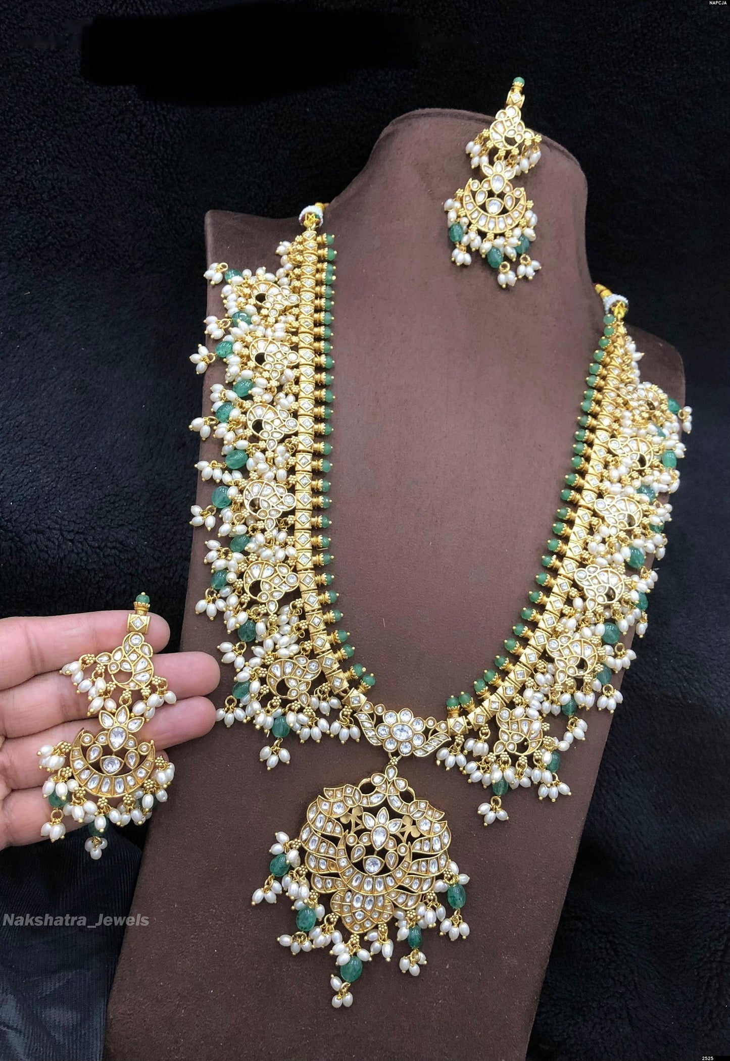 Jaadu Kundan Stones Bridal Guttapusal Haram