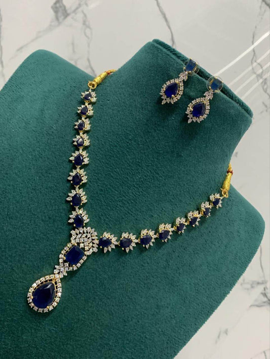 AD Stones Necklace - Nakshatra Jewels