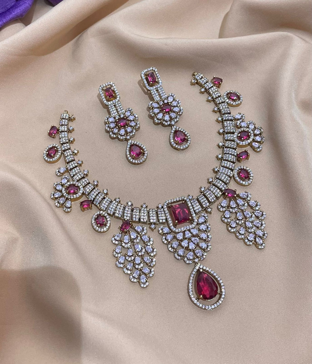 AD Stones Necklace