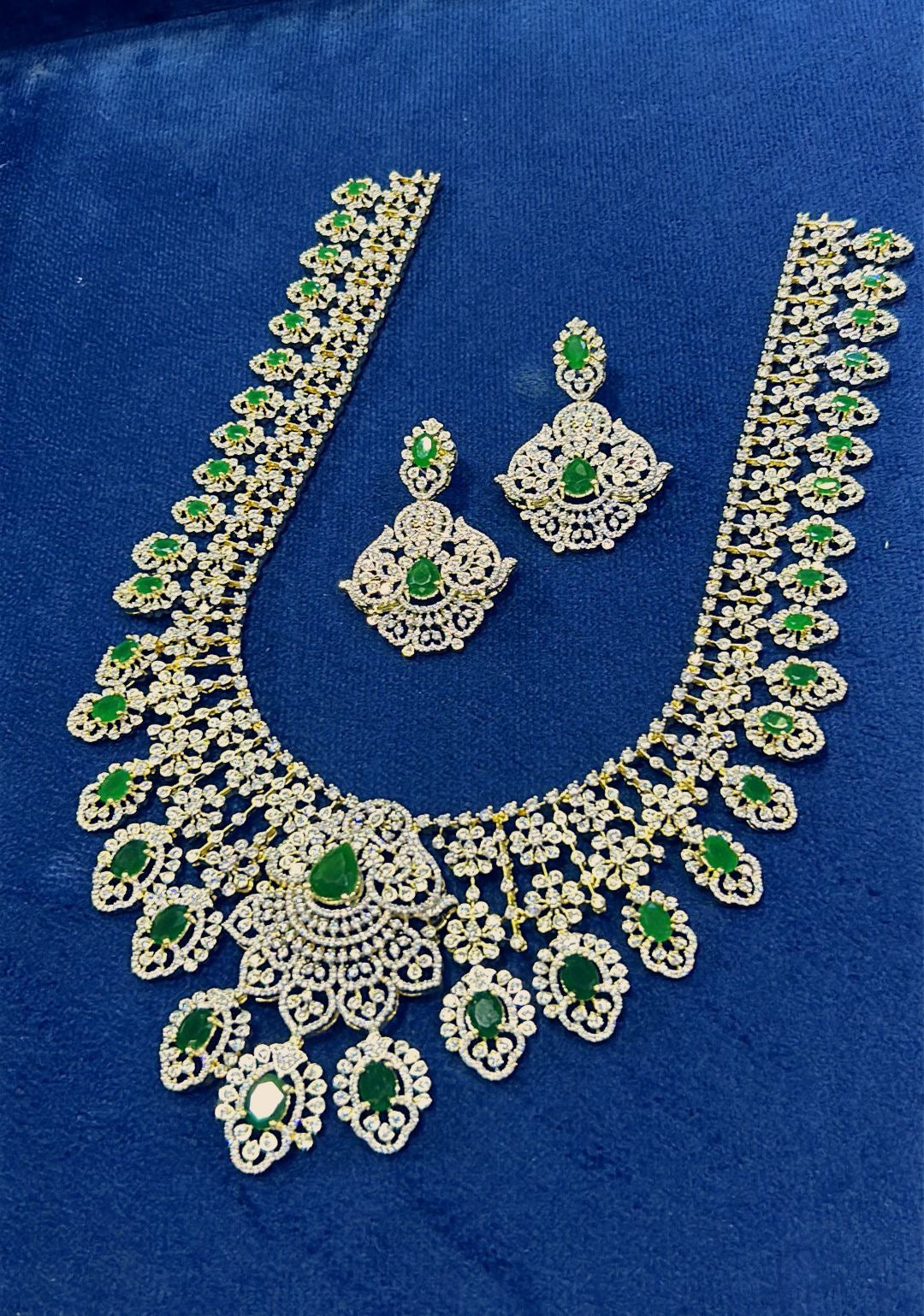 American Diamond Stones Bridal Haram