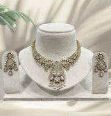 Victorian Polish AD Stones Necklace