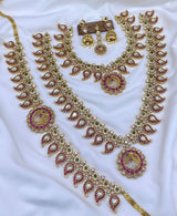 Nakshi work with AD & Kundan Stones Bridal Combo