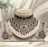 Victorian Polish AD Stones Bridal Choker