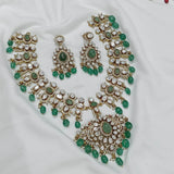 Moissanite Stones Bridal Necklace - Nakshatra Jewels