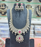 American Diamond Stones Bridal Haram