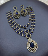 Victorian Polish with AD Stones Necklace