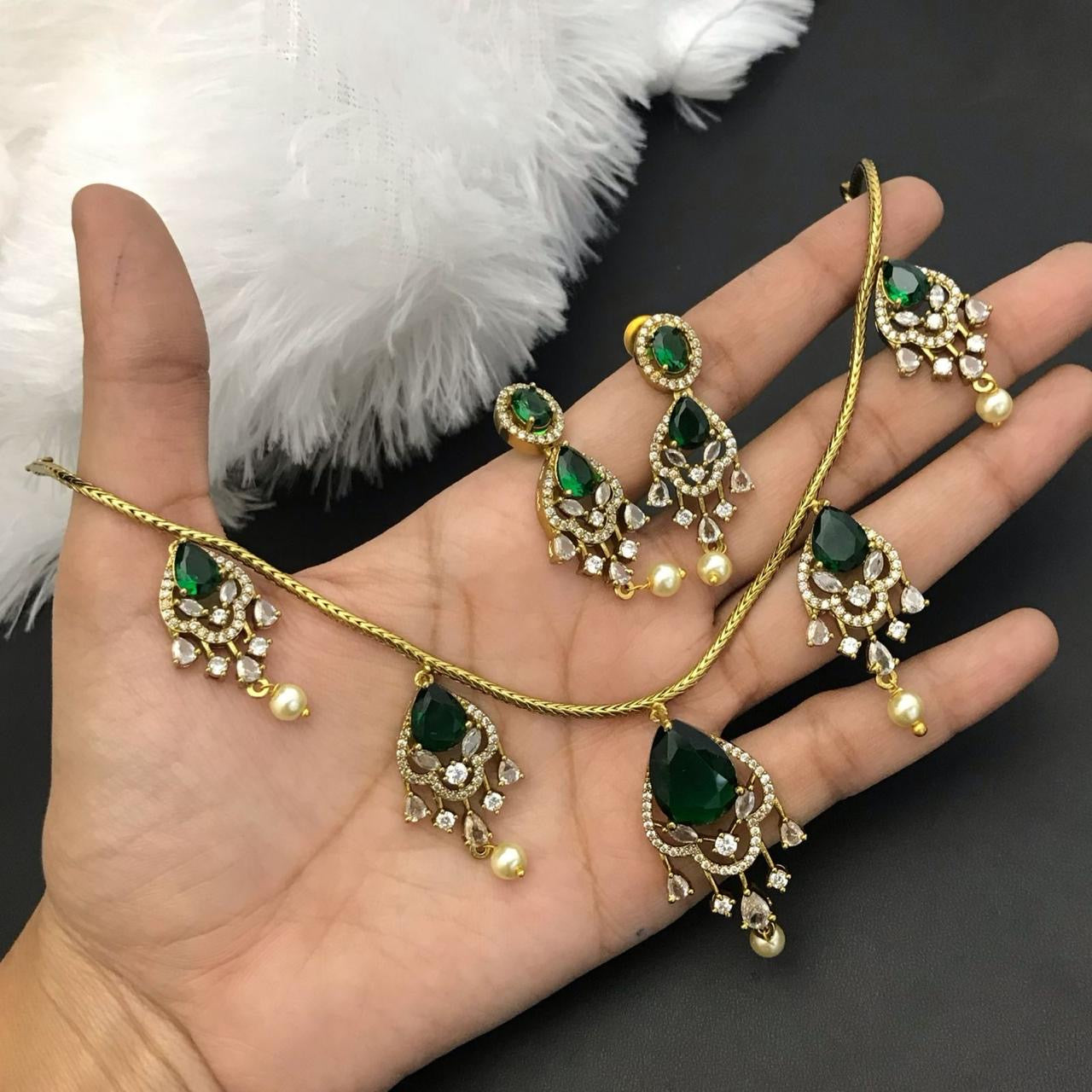 AD Stones Necklace