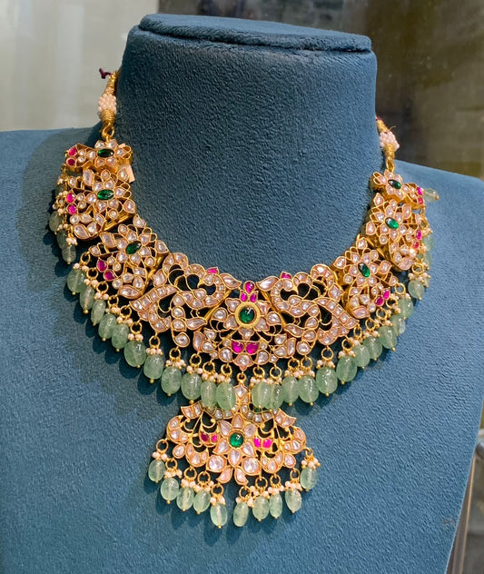 Jadau Kundan Stones Bridal Necklace