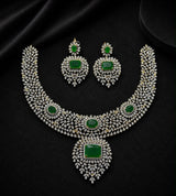 American Diamond Stones Bridal Necklace