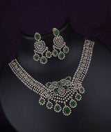 American Diamond Stones Necklace - Nakshatra Jewels