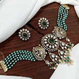 Moissanite & AD Stones Choker - Nakshatra Jewels