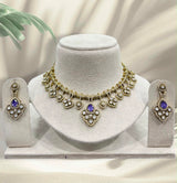 Victorian Polish AD Stones Necklace