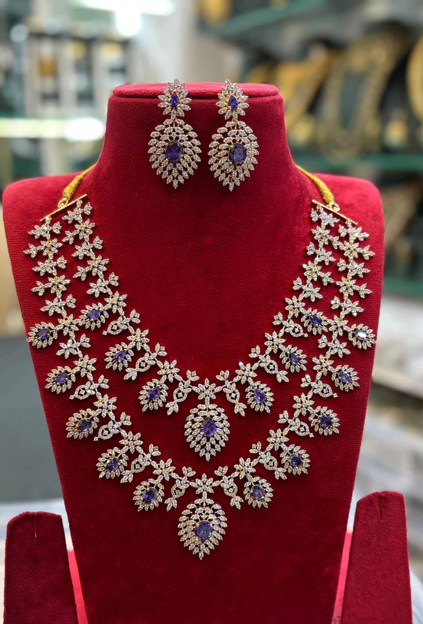 American Diamond Stones Bridal Layer Mid Haram