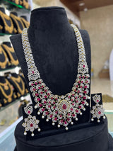 American Diamond Stones Grand Bridal Haram