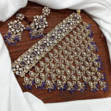 Moissanite Stones Bridal Necklace - Nakshatra Jewels