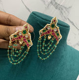 Jaadu Kundan Stones Bridal Earrings - Nakshatra Jewels