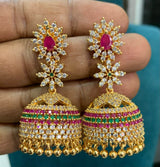 Premium AD Stone Earrings - Nakshatra Jewels
