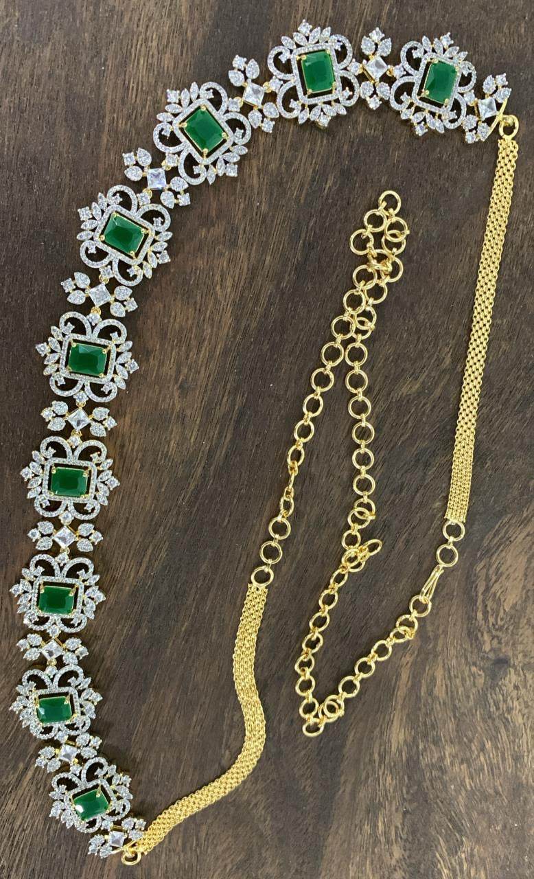 American Diamond Stones Bridal Hip Chain