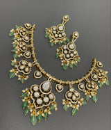 Mossanite Stones Bridal Necklace - Nakshatra Jewels