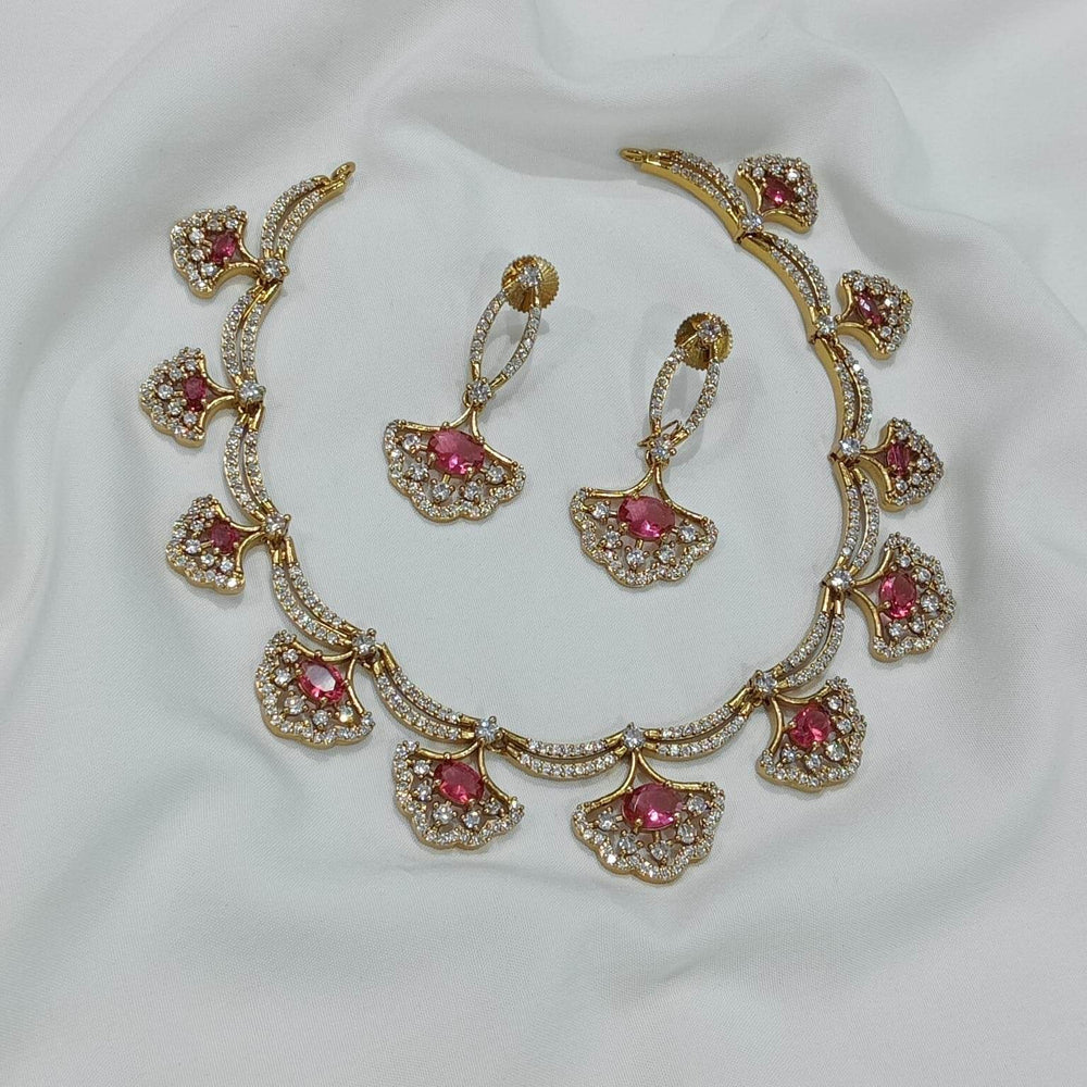AD Stones Necklace - Nakshatra Jewels