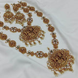 Nakshi Work with Moissanite Stones Bridal Combo - Nakshatra Jewels