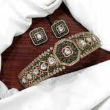 Victorian Polish AD Stones Choker - Nakshatra Jewels