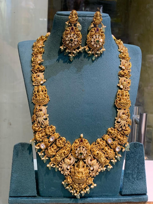 Nakshi Work with AD Stones Bridal Haram