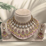 Victorian Polish with AD Stones Bridal Choker - Nakshatra Jewels