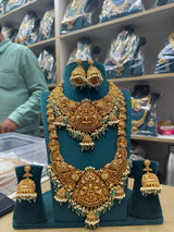 Nakshi Work with AD Stones Bridal Combo