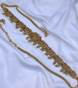 Nakshi Work with Kundan Stones Hip Chain