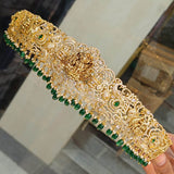 Victorian Polish AD Stones Bridal Hip Belt - Nakshatra Jewels