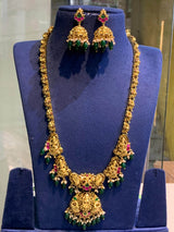 Nakshi Work with Kundan Stones Bridal Haram - Nakshatra Jewels