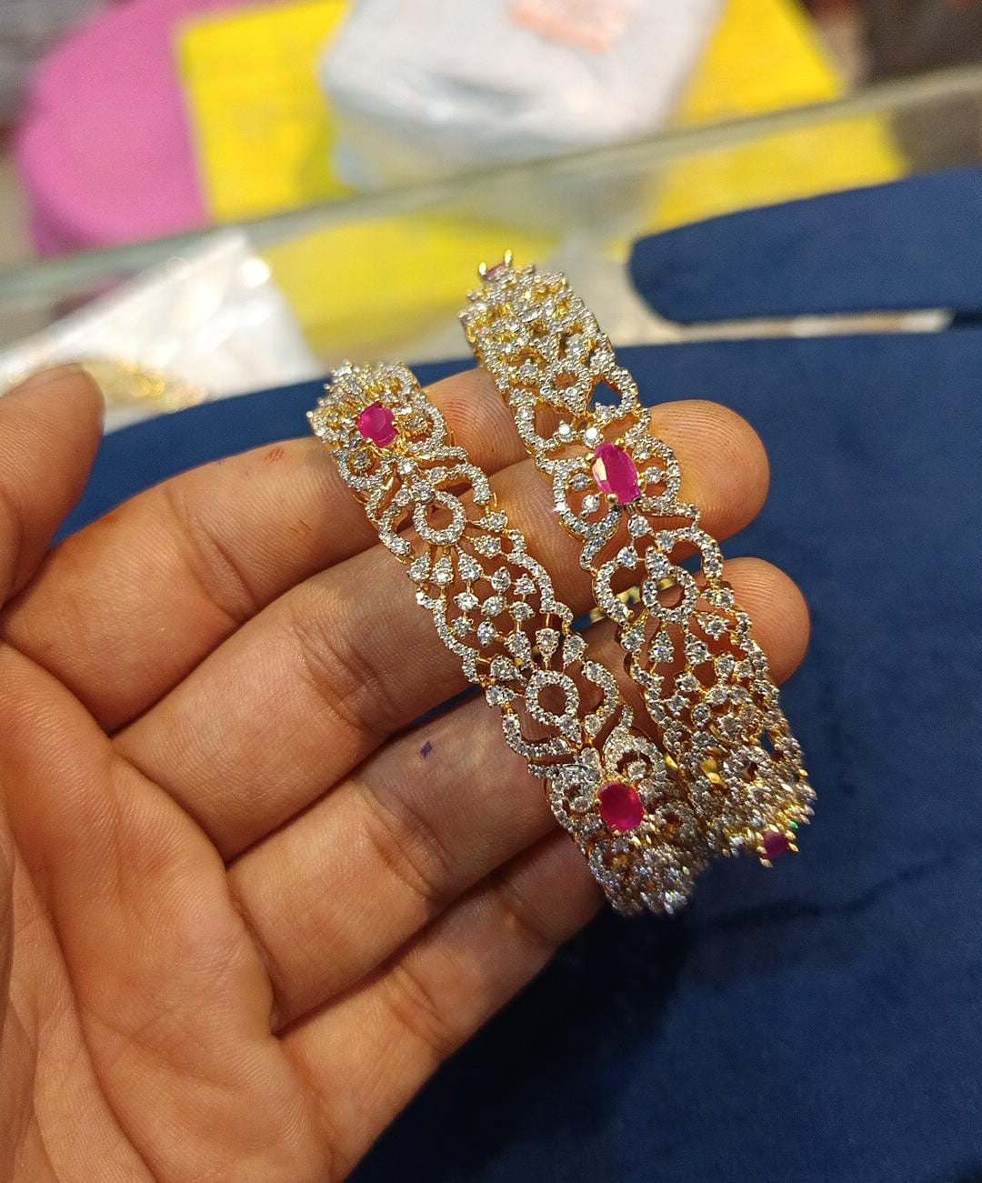 AD Stone Bangles