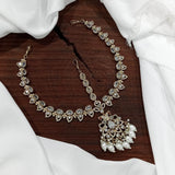 Victorian Polish AD Stones Headset - Nakshatra Jewels
