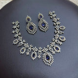 AD Stones Necklace (Silver Polish)