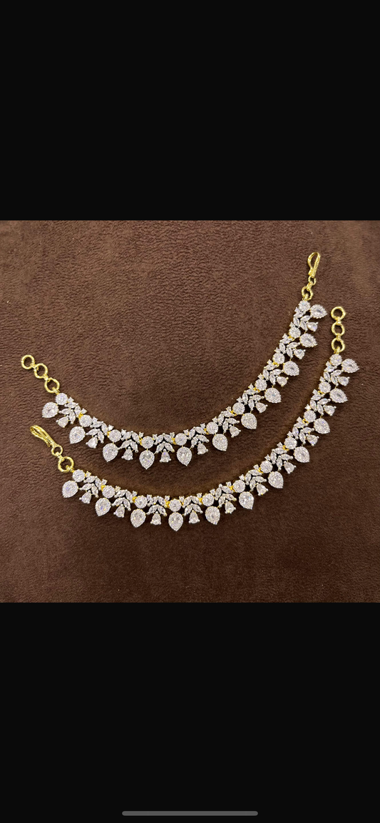 AD Stones Ear Chains