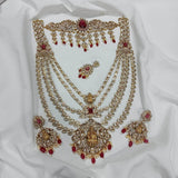 Victorian Polish AD Stones Bridal Combo - Nakshatra Jewels