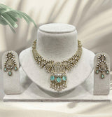 Victorian Polish AD Stones Necklace