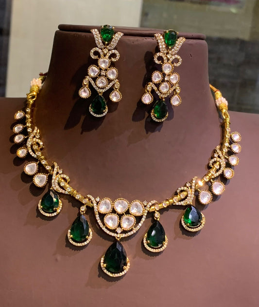 Mossianite Stones Necklace