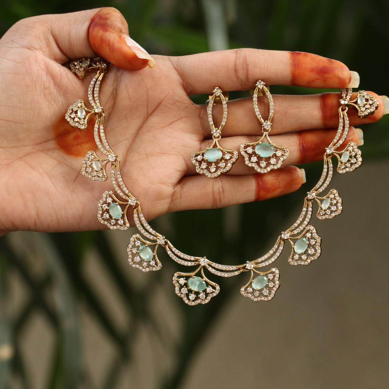 AD Stones Necklace