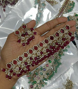 Victorian Polish with AD Stones Choker