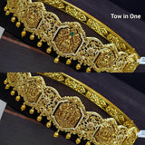 Nakshi Work with AD Stones Bridal Hip Belt (Gold Replica) - Nakshatra Jewels