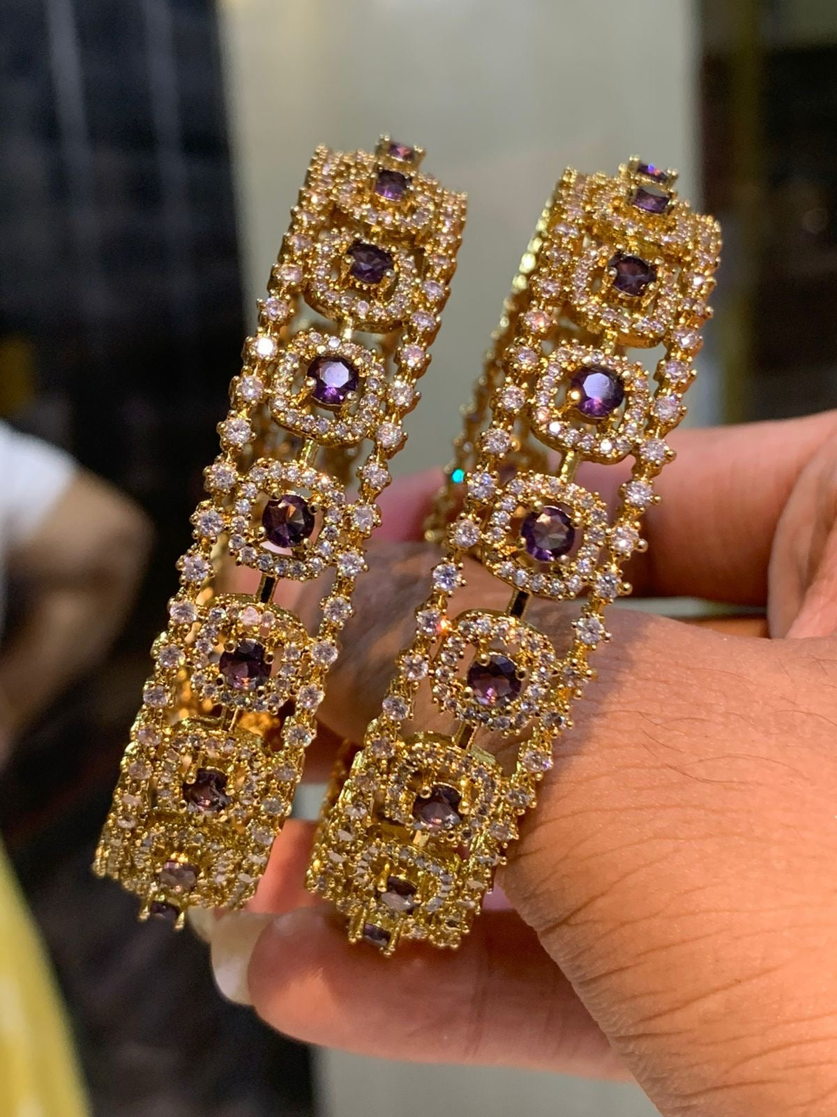 Victorian Polish AD Stone Bangles