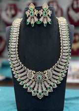 American Diamond Stones Bridal Haram