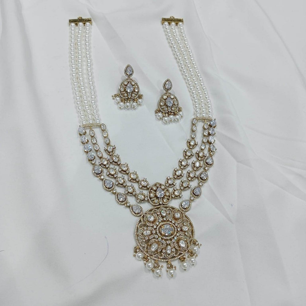 Mossianite Stones with Beads Haram - Nakshatra Jewels